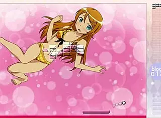 Watch Kousaka Kirino Strip and Rip Clothes in Arkanoid Gameplay!