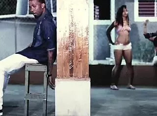 Ebony Babe's Big Ass Jammed By Monster Cock!