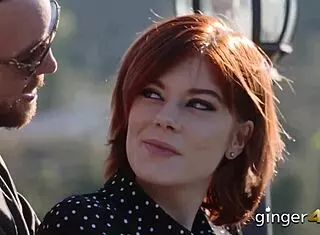 Naughty Redhead Gets Drilled Hard by Random Dude