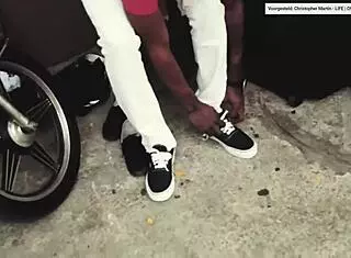 Ebony Babe's Big Ass Jammed By Monster Cock!