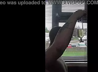 shy guy meets his bisexual lover in public for a naked outdoor encounter