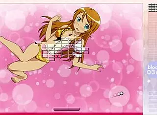 Watch Kousaka Kirino Strip and Rip Clothes in Arkanoid Gameplay!