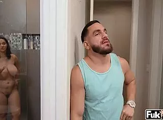 Crystal Chase With Giant Breasts Rides Cock And Gets Facial