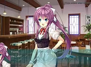 anime girl gets creampie and blowjob in primal hearts 2