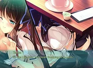 anime girl gets creampie and blowjob in primal hearts 2