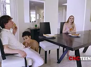 Ebony Woman Meets Latino In Interracial Encounter