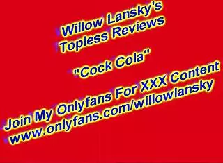 Willow Lanskys Stripper Latina babe reviews food topless