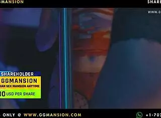 redhead latina slaps big ass in lesbian scene at ggmansion