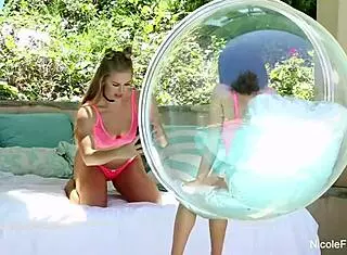 nicole aniston in a steamy lesbian fuck session