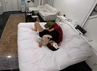 i sneak in for creampie sex while husband works