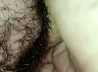 Wife squirting passionately in the bedroom.