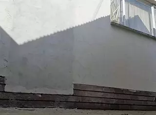 Fucking behind restroom at bed and breakfast