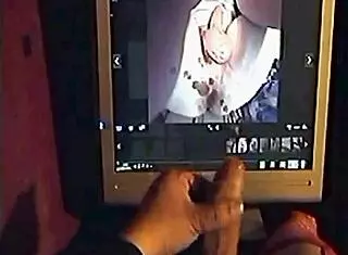 Bisexual Sissy Masturbates Over Man's Ass Pic!