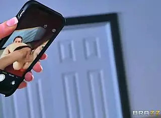 I watch brooklyn chase's big tits in this brazzers scene, and it's so hot, I can't even