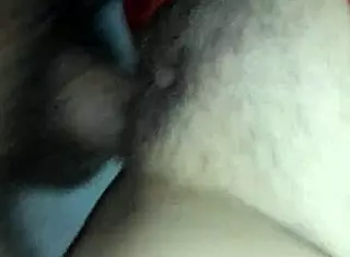 Close up pov of a couple in a hairy style setting.