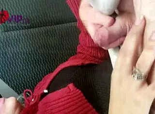 Cristina Almeida Pregnant Sucking Stranger In Car After Walking With Cum On Heels