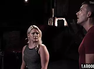 Stepson Codey Steele Dominates Stepmom Lisey Sweet in BDSM Dungeon