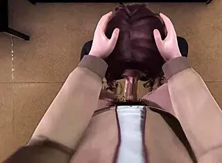 Hogwarts legacy student engages in pov sex with boobs in library 3d cartoon animation