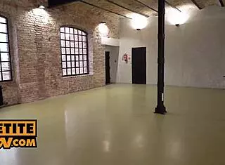 Pov petite lottie magne caught in garage and punished hard