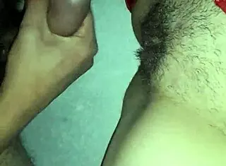 Close up pov of a couple in a hairy style setting.