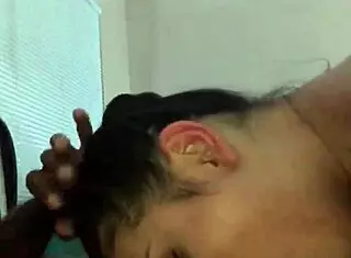 Latina Sucks Black Cock On First Night