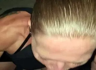 belgian girl in sexy dress gives deepthroat during cigarette