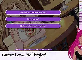 Vtuber Plays Lewd Idol Project With Toys In Public Outdoor Setting