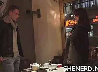 teen nerd girl loves rough pussy fucking