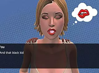 Jamal Bangs Step Mom with Big Black Cock in Cuckold RPG