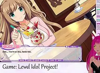 Vtuber Plays Lewd Idol Project With Toys In Public Outdoor Setting