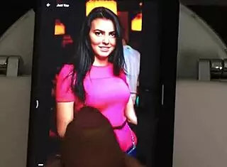 Petite teen brunette anytochka gets cum tribute on big cock