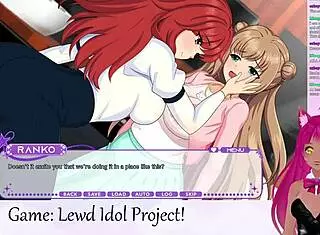 Vtuber Plays Lewd Idol Project With Toys In Public Outdoor Setting