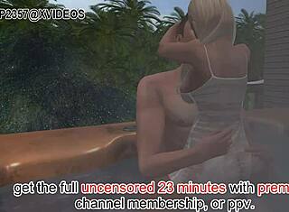 Isteri 3D selingkuh dengan poolboy disensor