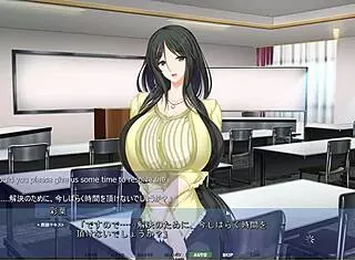 In this hentai anime, the milf faces a gloryhole blowjob test of will on iroha's route.