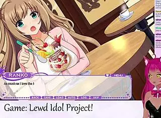 Vtuber Plays Lewd Idol Project With Toys In Public Outdoor Setting