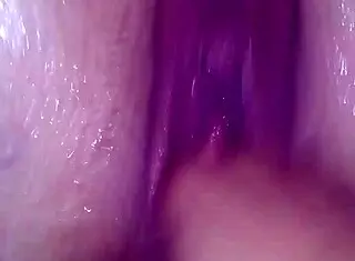 blonde's skirt hides her during sex