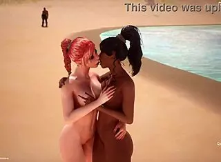 wild lesbians nurse redhead and latina fucking in hospital 😍