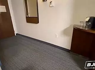 jessica ryan gets jerked off while sucking cock in pov lingerie