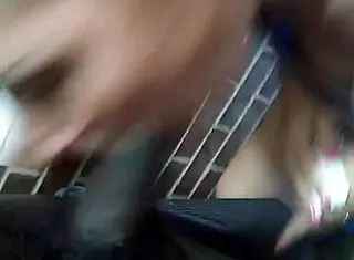 White Girl Deepthroats Big Black Cock