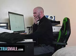 Does busty petite 18+ lacy tate help with huge boner in fairy costume?