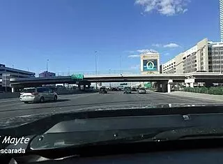 Naked babe and two live similar to couple in Vegas sex video