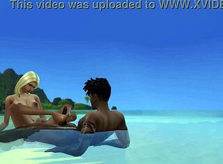 BBC ทำลายสาวสวยบนหาดเปลือย