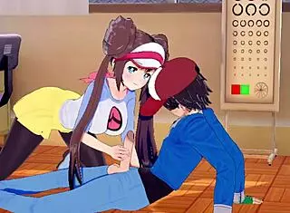 Rosa Mei Blows Ash Pokemon Hard! Cumshot Explosion!