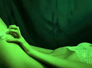 i seductively perform erotic webcam masturbation with my beautiful hairless tits