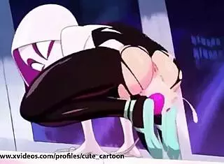 Spider Gwen Stacy Complete Video in Hentai Anime Style