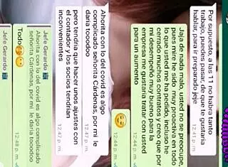 got a double facial from my husband's boss, what a thrill! 😏💦