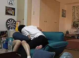 Hot skinny bitch has sex from behind and gets barebacked