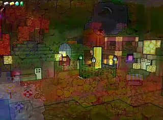 In Hornycraft, the haze demon girl asks, 'Want to see my sexy femdom striptease with small tits?'