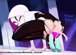 Spider Gwen Stacy Complete Video in Hentai Anime Style