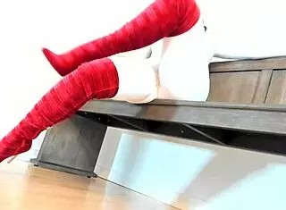 catsuit and boots dominate with joi instructions